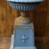 Reclaimed Cast Iron Urn on Plynth