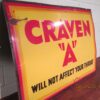 Antique Craven ‘A’ Enamel Advertising Sign