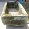 z* SOLD – SIMILAR WANTED – Reclaimed Antique Large Rectangular Hand Carved Sand Stone Trough