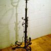 Art Nouveau Wrought Iron Extendable Candle Stand