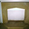 Reclaimed 1910 Honiton Stone Period Carved Fireplace with Harth