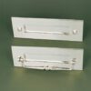 Traditional Nickel Letter Plate / Letterbox