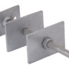 Carron Chrome Square Plate Wall Stay