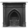 ‘The Gothic’ Highlight Polish Cast Iron Combination Fireplace