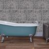 ‘Marlowe’ Single High Slipper Cast Iron Roll Top Bath