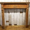 Reclaimed Hand Carved 1910 Pine Fire Surround