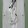 Antique Nickel ‘Art Nouveau’ Door Finger Plate