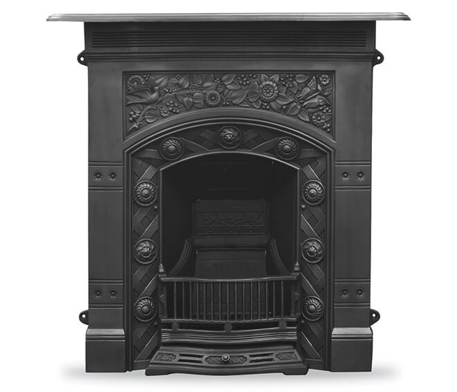 ‘The Jekyll’ Black Victorian Cast Iron Combination Fireplace - Warwick ...