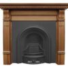 ‘The Coleby’ Arched Black Cast Iron Fireplace Insert