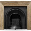 ‘The Celtic Arch’ Black Cast Iron Fireplace Insert