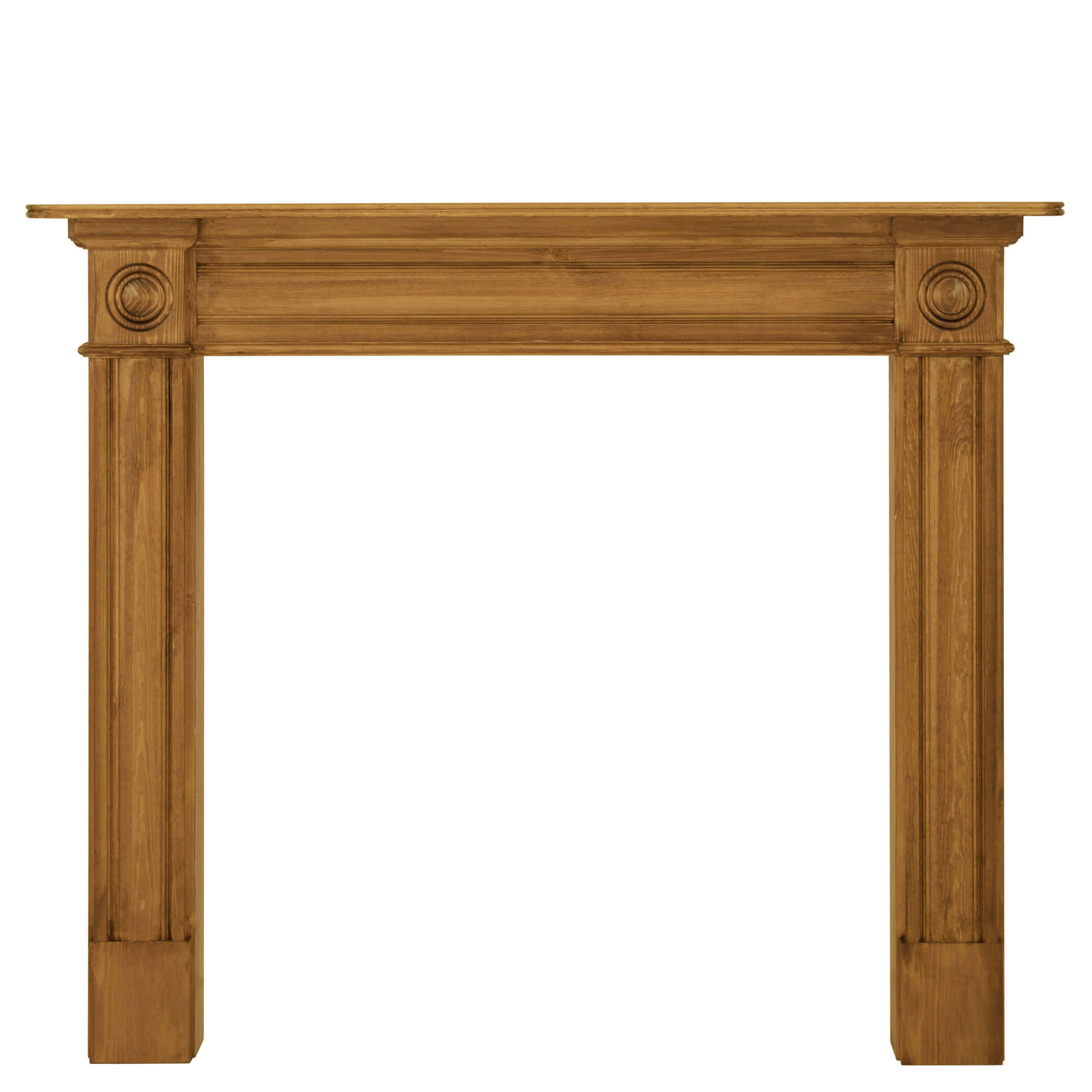 The Derry Waxed Solid Pine Fire Surround Warwick Reclamation