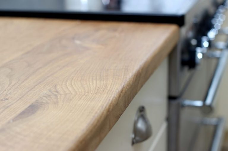 Hand Made Solid Oak Kitchen Worktops / Table Tops 3 Metre Length Warwick Reclamation