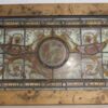 Reclaimed Large Victorian Stained Glass Panel In Pine Frame 3