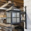 Reclaimed Period Wrought Iron Wall Mounted Lanterns Lights