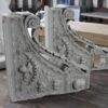 Reclaimed Pair Of Victorian Period Hand Carved Corbels