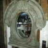 Large Victorian Reproduction Stone Resin Mirror