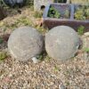 Pair Of Sandstone Balls -12 Inch Diameter