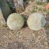 Pair Of Sandstone Balls -13 Inch Diameter